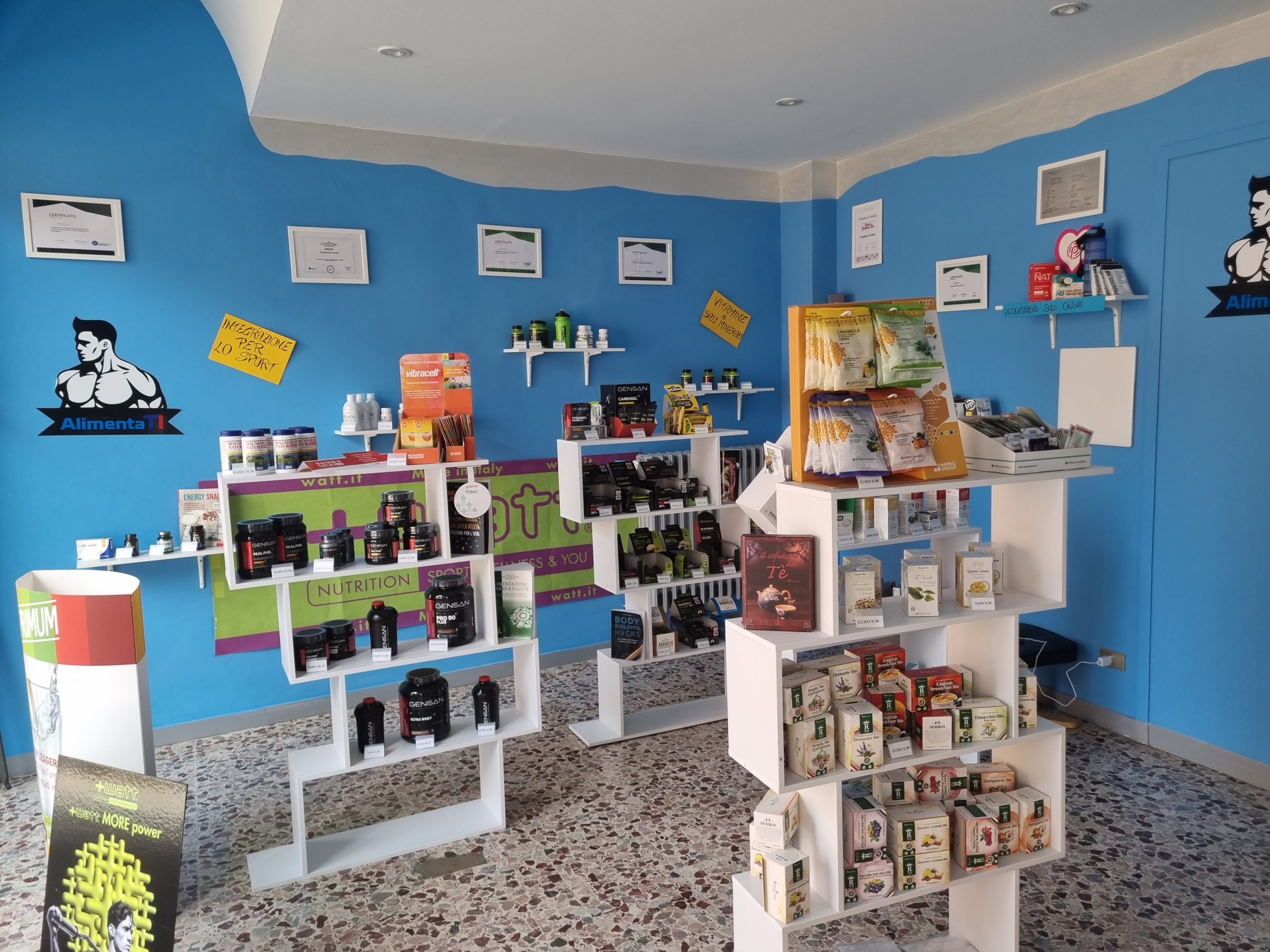 Integratori sportivi per palestre e centri sportivi